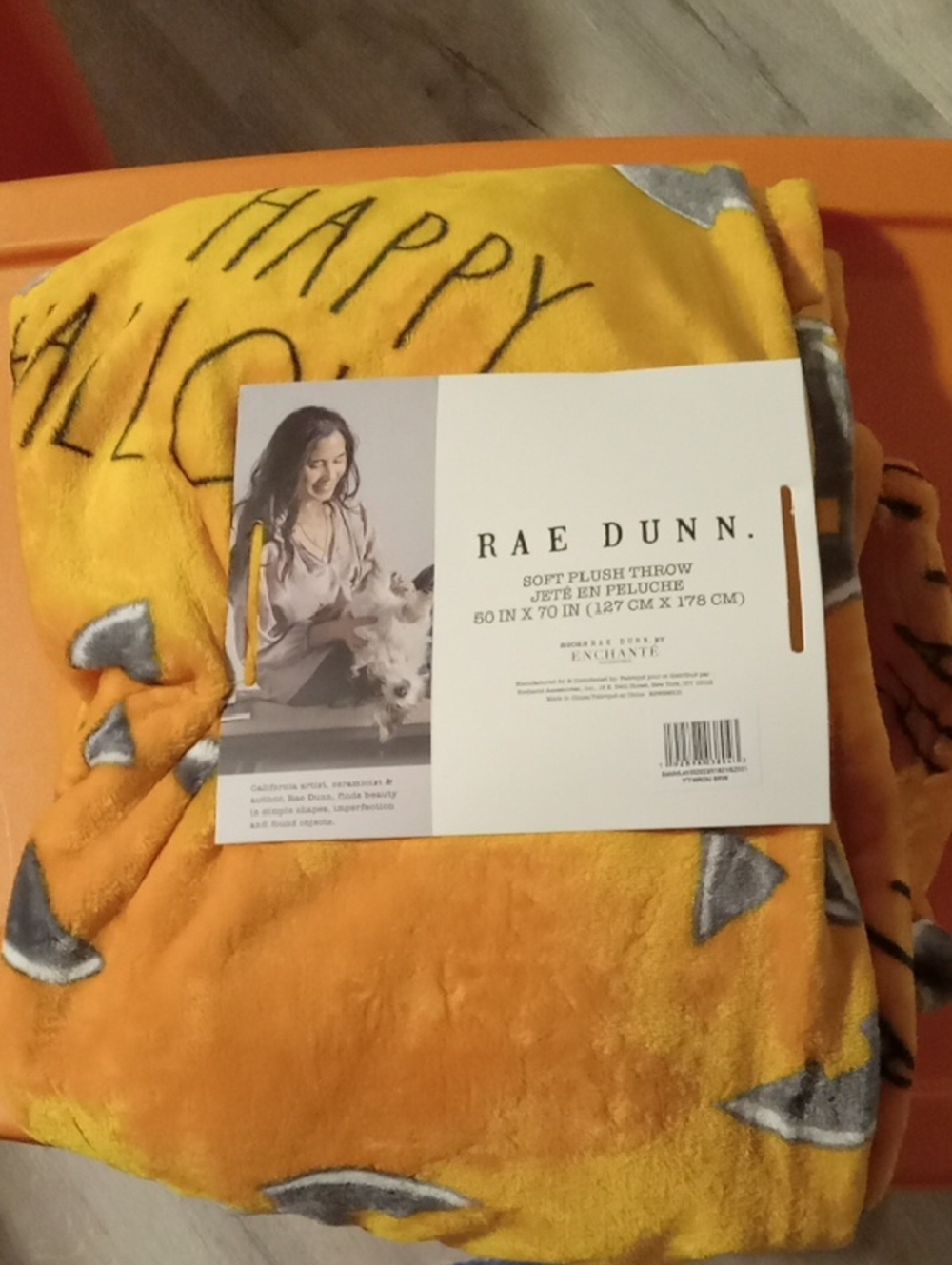Rae Dunn Halloween Throw NEW